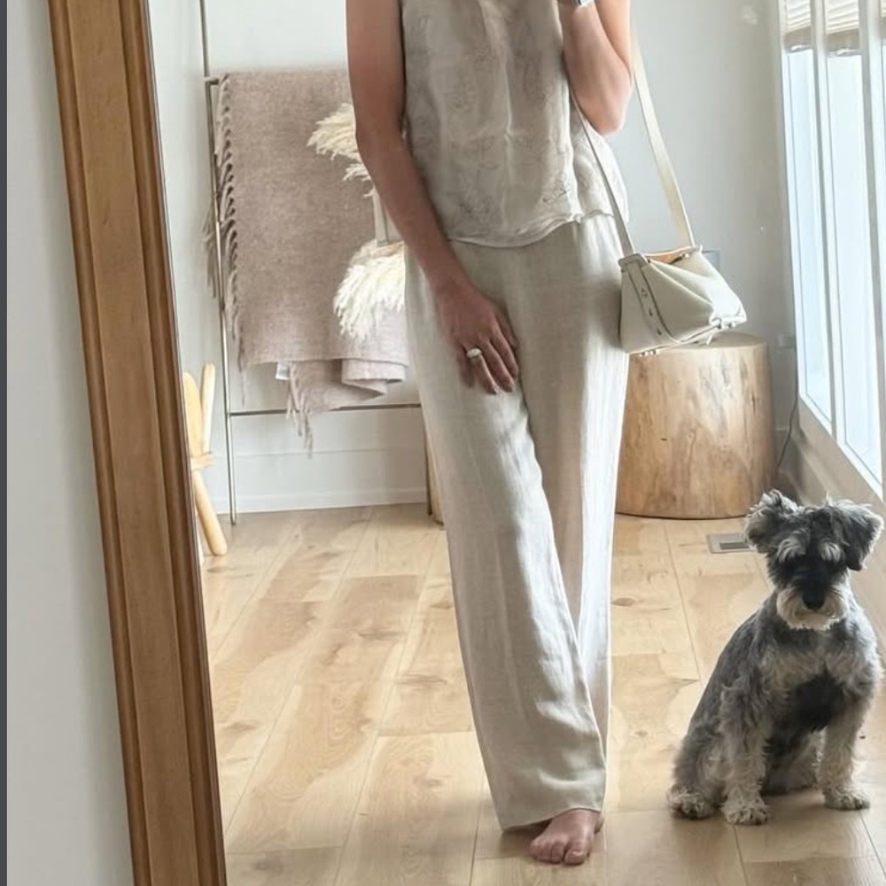 Vintage Hermes’ pants linen final sale